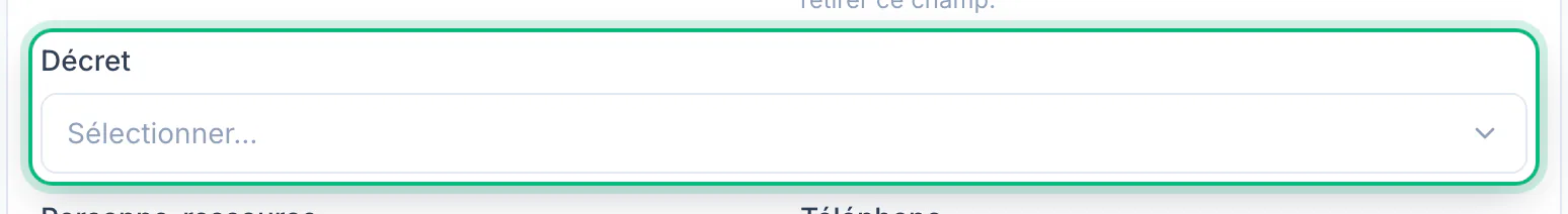 La fiche d'un client · vue rapprochée