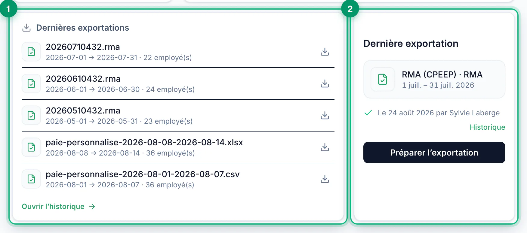 Reading your dashboard · Your latest files