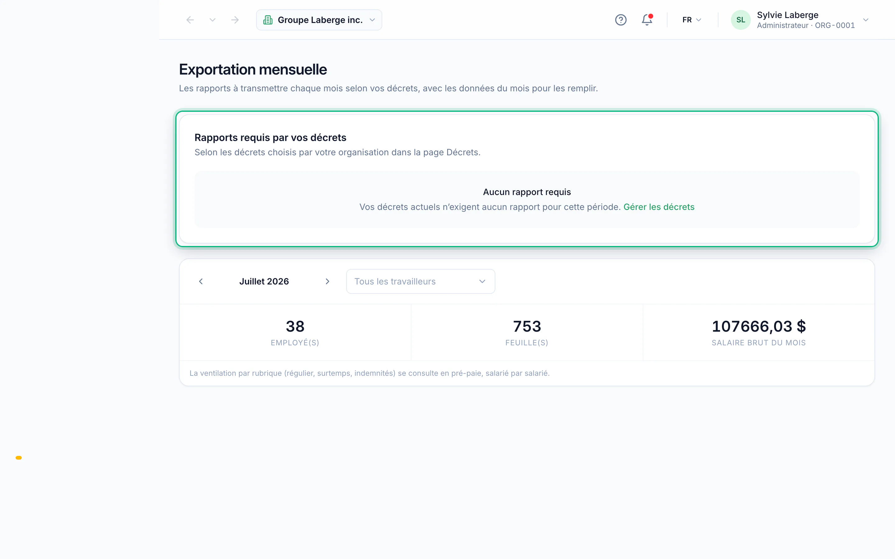 Producing the monthly CPEEP report · étape 1 : Start from what your decrees require